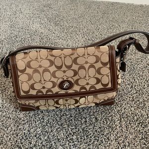 Brand New!! Coach Hampton Flap Shoulder Bag